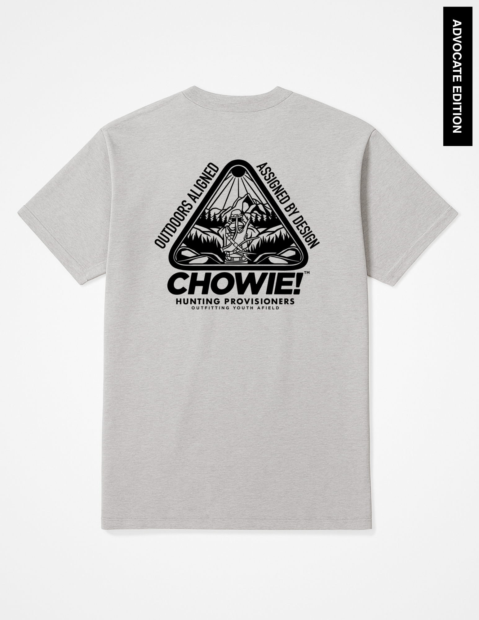 OUTDOORS ALIGNED ADULT GRAPHIC T-SHIRT